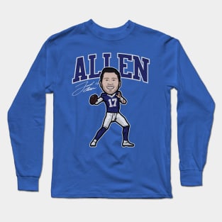 Josh Allen Buffalo Toon Long Sleeve T-Shirt